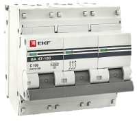 Выключатели автоматические ВА 47-100 (10кА) до 125А EKF PROxima
